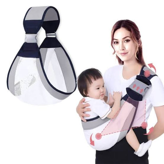 Baby Sling – Baby Carrier, Ergonomic Baby Strap One Shoulder Labor-saving Polyester Carry Baby Half Wrapped Sling